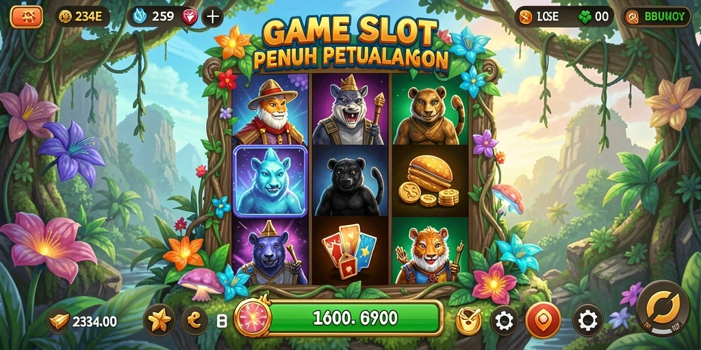 Tampilan gameplay Slot yang seru di 234E.