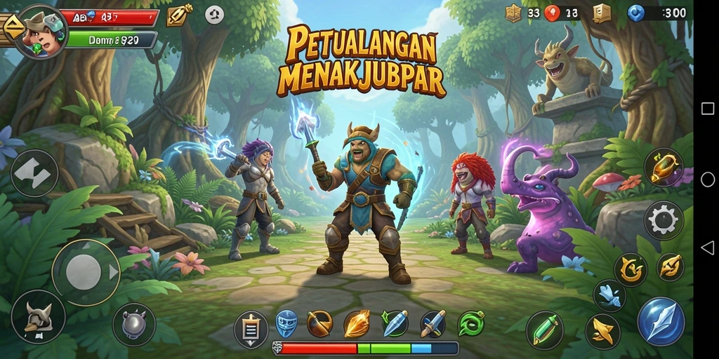 Tampilan gameplay <strong>ABC33</strong> yang memukau dengan aksi pertarungan mendebarkan.