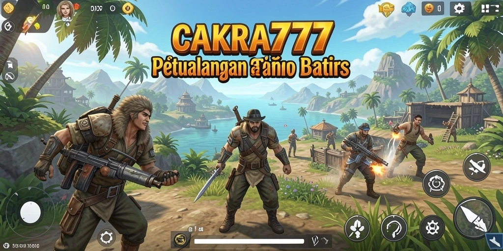 Tangkapan layar dari gameplay CAKRA777 yang menampilkan eksplorasi dunia terbuka.