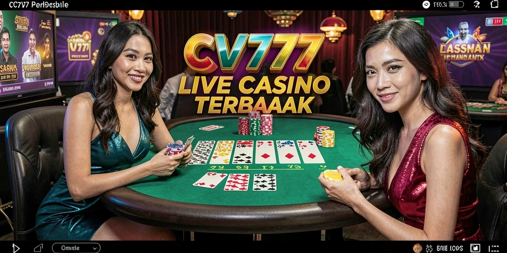 Tampilan gameplay Live Casino CV777 yang menarik dan interaktif.
