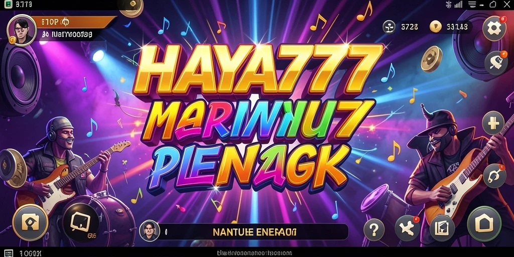 Tampilan permainan HAYA777 yang menunjukkan antusiasme dalam bermain musik.