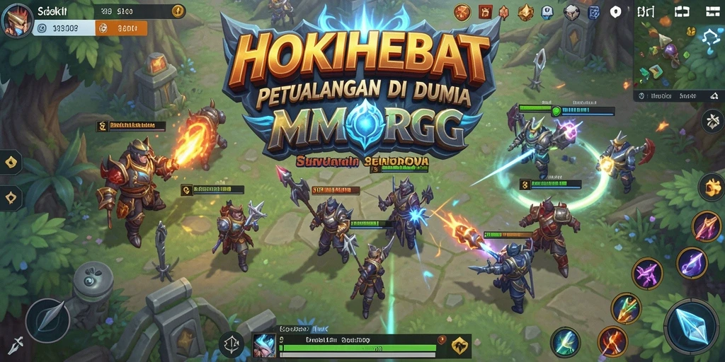 Screenshot gameplay HOKIHEBAT menampilkan petualangan seru dalam dunia fantasi.