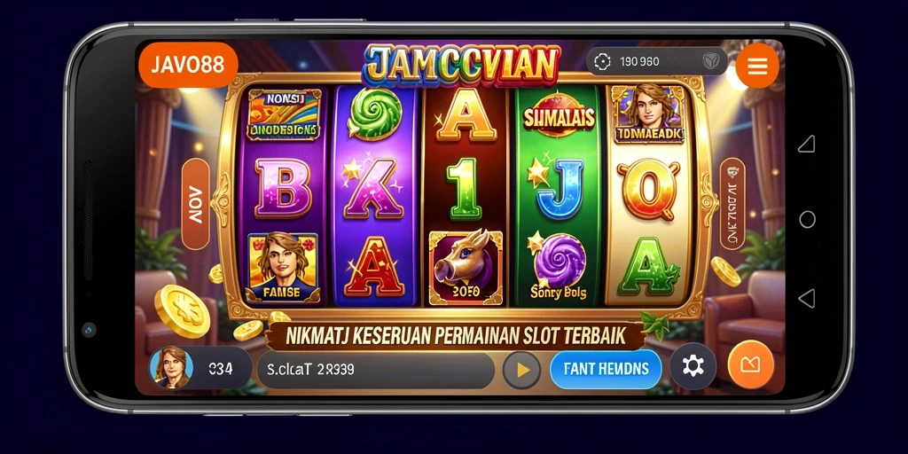 Tampilan gameplay seru dari permainan Slot JAVO88 dengan grafis menarik.