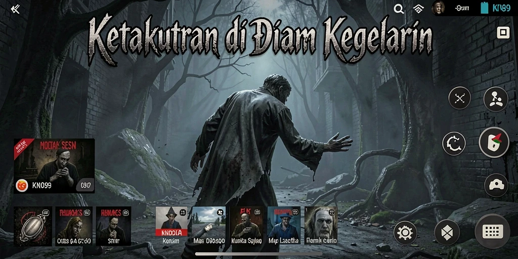 Screenshot menampilkan suasana mencekam di KNO89.