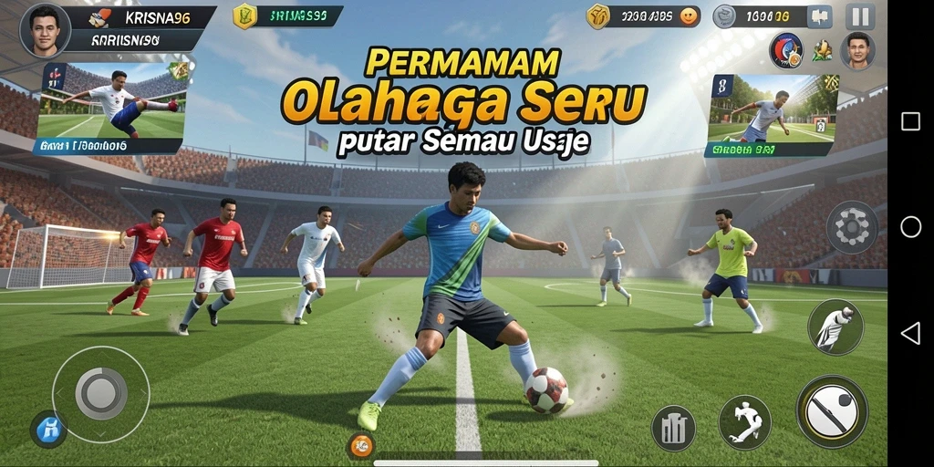 Tampilan gameplay KRISNA96 yang seru dan menarik.