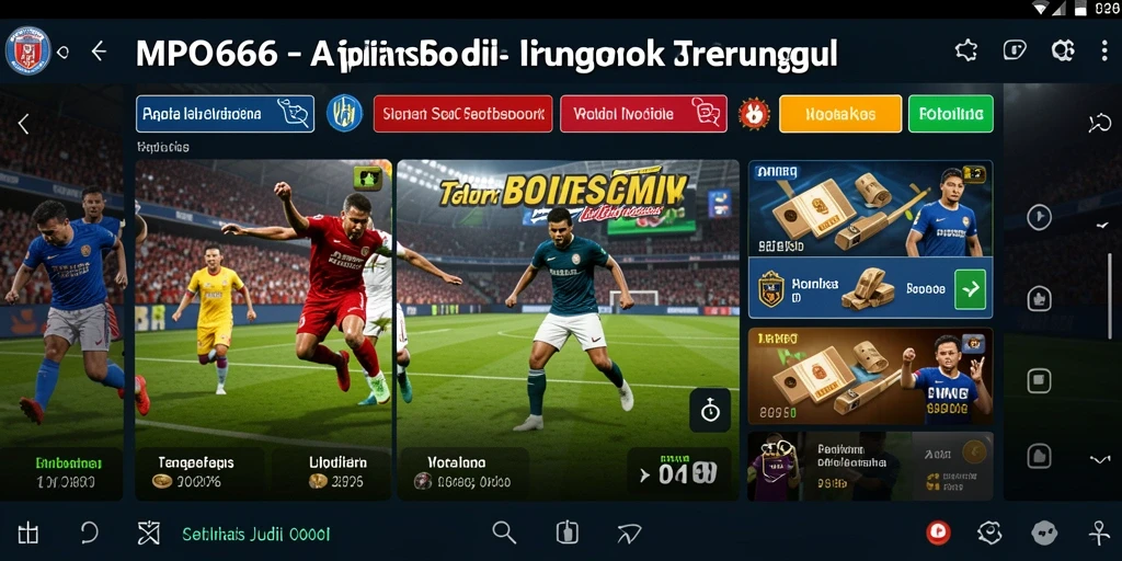 Tampilan gameplay sportsbook yang menarik dan interaktif di MPO666.