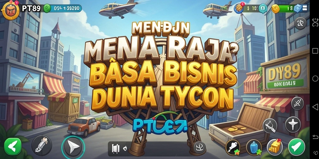 Tampilan gameplay PT89 yang menarik dan menantang dalam simulasi bisnis.