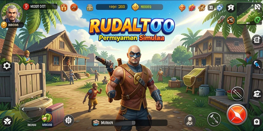 Tangkapan layar RUDALTOTO menampilkan gameplay simulasi yang seru dan interaktif.