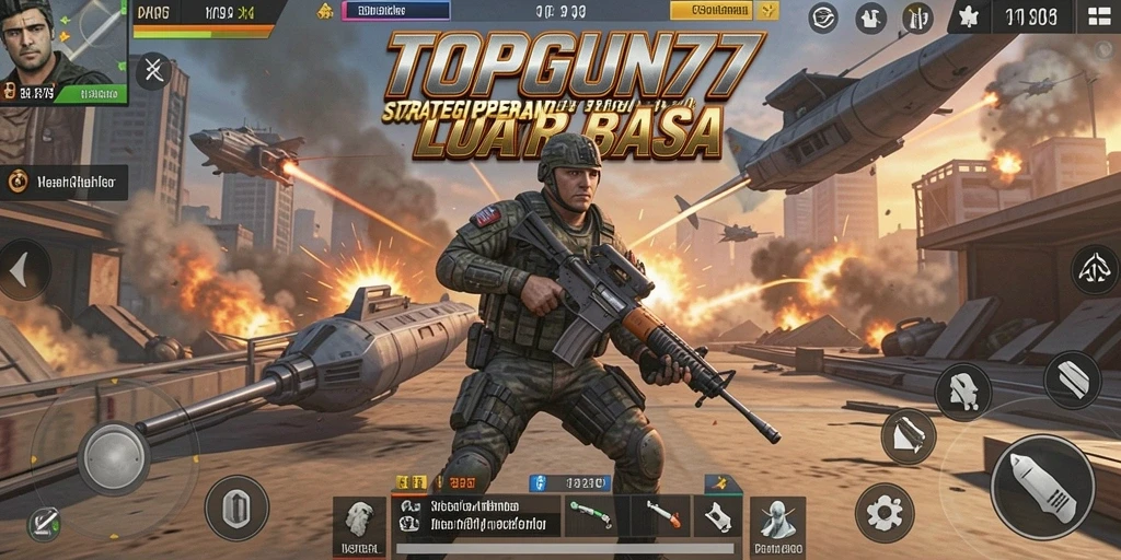 Tampilan menarik dari gameplay TOPGUN77 yang menegangkan.