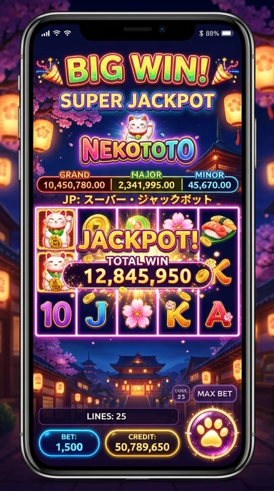 Halaman detail aplikasi nekototo dengan informasi lengkap.